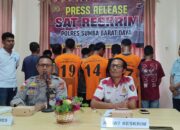 Polres SBD Proses Hukum 13 Penambang Pasir Ilegal yang Tertangkap di Pantai Mananga Aba