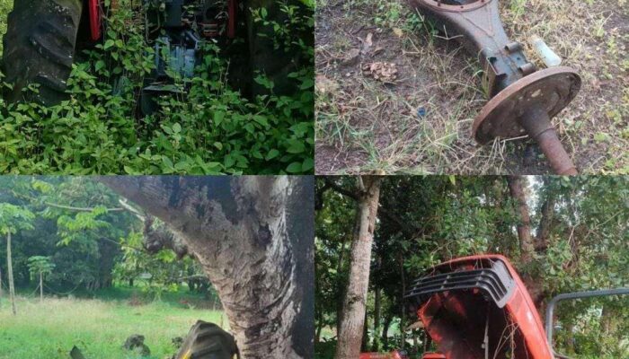 Alsintan Bernilai Puluhan Miliar Jadi Bangkai Berserakan di Kintal Kebun Dinas Pertanian dan Ketahanan Pangan Kabupaten SBD
