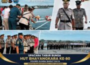 Upacara Tabur Bunga HUT Bhayangkara Ke-80, Polres Sumba Barat Daya Teguhkan Semangat Pengabdian kepada Masyarakat