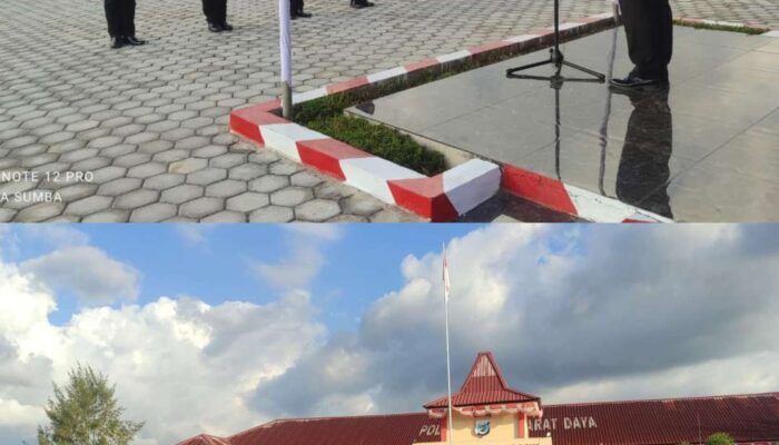Kenaikan Pangkat Personel Polres SBD dan Batalyon C Pelopor Brimobda NTT, Kapolres: Jadikan Amanah untuk Tingkatkan Profesionalisme dan Pelayanan