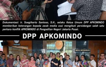 15 Tahun Sengketa APKOMINDO Belum Usai, Berkas Kasasi Nomor 431 K/TUN/2026 Masuk Mahkamah Agung