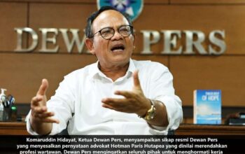 Dewan Pers Kecam Pernyataan Hotman Paris yang Dinilai Merendahkan Wartawan