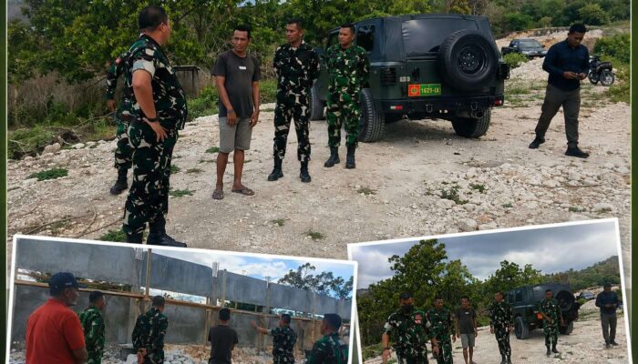 Dandim 1629/SBD Cek Pembangunan Koperasi Desa Merah Putih di Weerame, Dorong Percepatan
