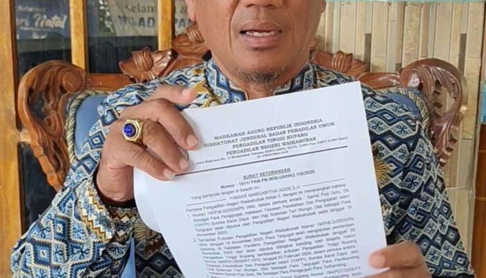 MA Tolak PK Jamaluddin Wungo Cs, Samsi Pua Golo Tegaskan Kepemimpinan YAPPI SBD