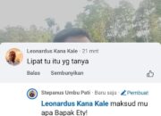 Komentar Provokatif Akun Leonardus Kana Kale di Postingan Video Wartawan Soal Pekerjaan Saluran Irigasi di Desa Lolo Ole Bakal Dipolisikan
