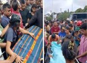 Mencekam! Mapolres Sumba Barat Dilempari Massa, Mobil Patroli Hangus, Kota Waikabubak Gelap Gulita